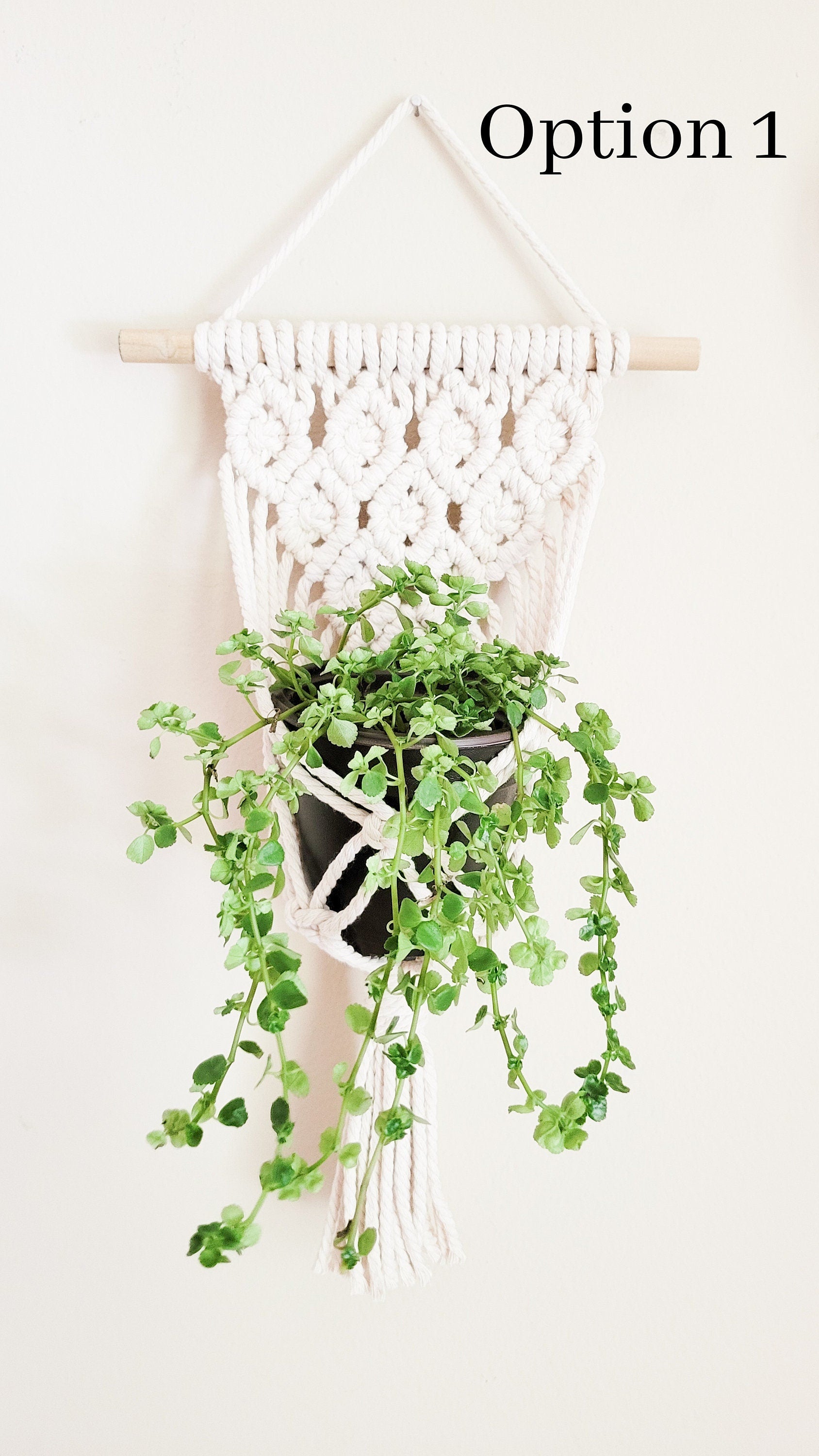 Macrame Plant Hanger, Wall Plant Hanger, Rope Plant Hanger, Set Of 2, Single Item, Macrame Plant Hanger Set, Plant Lover Gift, Gifts For Her