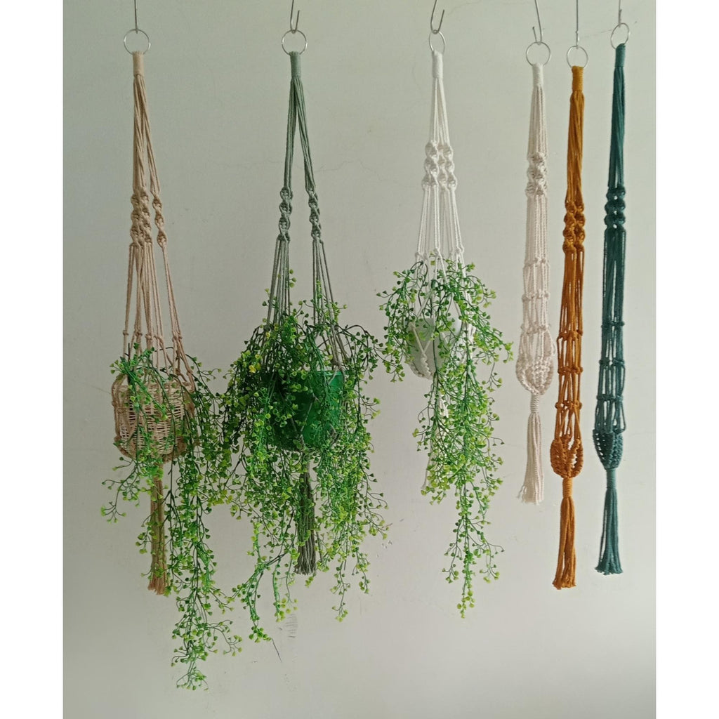 Macrame Plant Hanger, Garden Lover's Gift, Balcony Decoration, Modern Macrame Decor, Plant Hanger, Scandinavian Style, Gift For Mom - H001